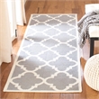 Safavieh Dhurries Grey Contemporary Rug - Runner 2'6