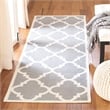 Safavieh Dhurries Grey Contemporary Rug - Runner 2'6