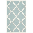 Safavieh Dhurries Light Blue Contemporary Rug - 3' x 5'