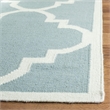 Safavieh Dhurries Light Blue Contemporary Rug - 8' x 10'