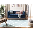Safavieh Dhurries Light Blue Contemporary Rug - 8' x 10'