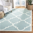 Safavieh Dhurries Light Blue Contemporary Rug - 9' x 12'
