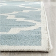 Safavieh Dhurries Light Blue Contemporary Rug - Runner 2'6