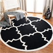 Safavieh Dhurries Navy Contemporary Rug - 3' x 5'