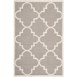 Safavieh Dhurries Dark Grey Contemporary Rug - 6' x 9'
