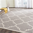 Safavieh Dhurries Dark Grey Contemporary Rug - 8' x 10'