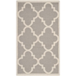 Safavieh Dhurries Dark Grey Contemporary Rug - 9' x 12'