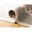 Safavieh Dhurries Dark Grey Contemporary Rug - Runner 2'6