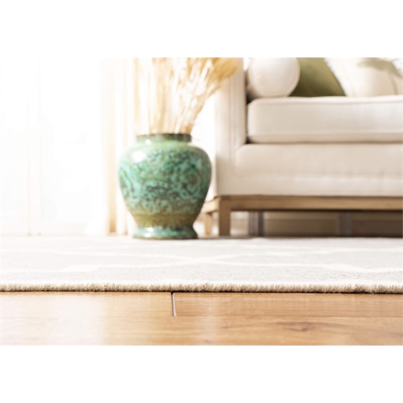 Safavieh Dhurries Dark Grey Contemporary Rug - Square 6'
