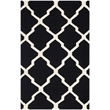 Safavieh Dhurries Black Contemporary Rug - 3' x 5'