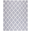 Safavieh Dhurries Grey Contemporary Rug - 3' x 5'