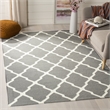 Safavieh Dhurries Grey Contemporary Rug - 4' x 6'