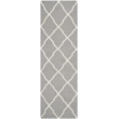 Safavieh Dhurries Grey Contemporary Rug - 4' x 6'