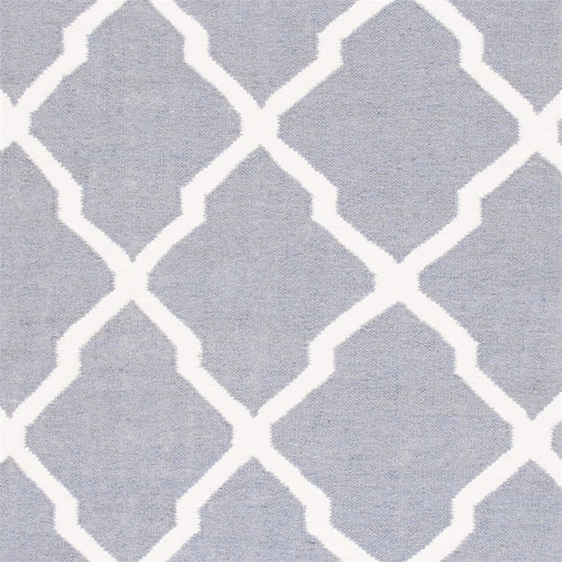 Safavieh Dhurries Gray Contemporary Rug - 6' x 9'