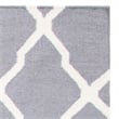 Safavieh Dhurries Gray Contemporary Rug - 6' x 9'