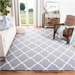 Safavieh Dhurries Grey Contemporary Rug - Square 6'