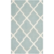 Safavieh Dhurries Light Blue Contemporary Rug - 3' x 5'