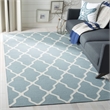 Safavieh Dhurries Light Blue Contemporary Rug - 4' x 6'
