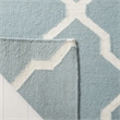 Safavieh Dhurries Light Blue Contemporary Rug - 9' x 12'