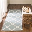 Safavieh Dhurries Light Blue Contemporary Rug - Runner 2'6