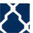 Safavieh Dhurries Navy Contemporary Rug - 2'6