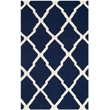 Safavieh Dhurries Navy Contemporary Rug - 3' x 5'