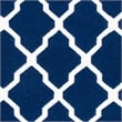 Safavieh Dhurries Navy Contemporary Rug - Square 6'
