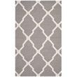 Safavieh Dhurries Dark Grey Contemporary Rug - 3' x 5'