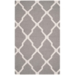 Safavieh Dhurries Dark Grey Contemporary Rug - 3' x 5'