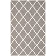 Safavieh Dhurries Dark Grey Contemporary Rug - 4' x 6'