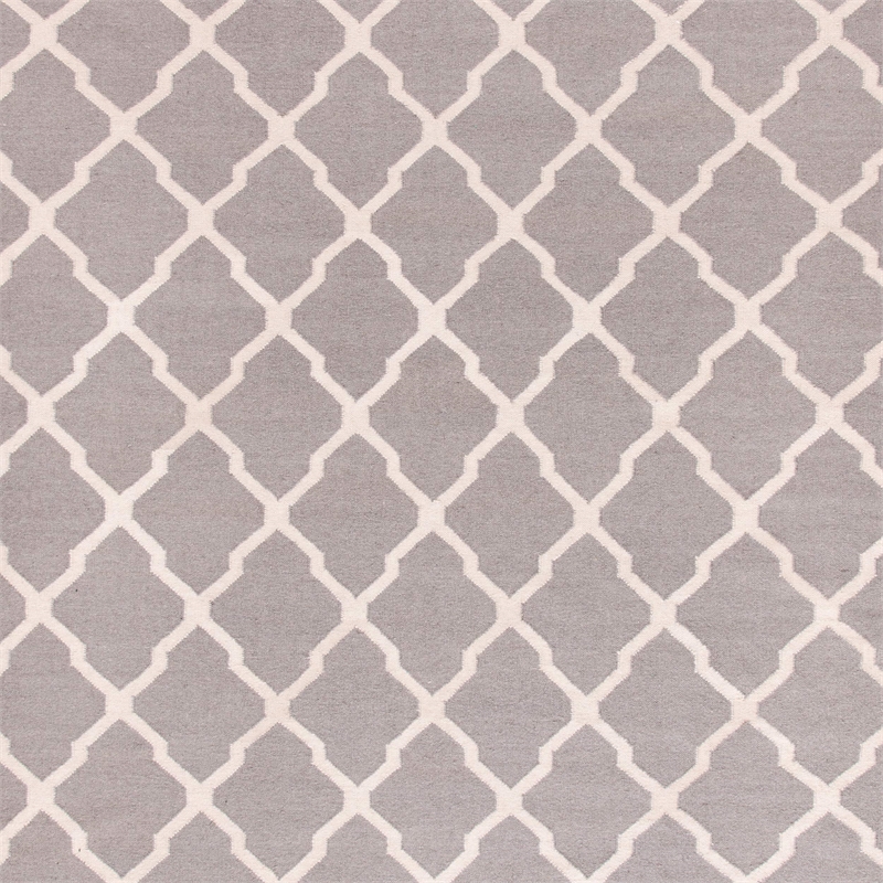 Safavieh Dhurries Dark Grey Contemporary Rug - 8' x 10'
