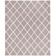 Safavieh Dhurries Dark Grey Contemporary Rug - 10' x 14'