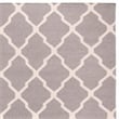 Safavieh Dhurries Dark Grey Contemporary Rug - Runner 2'6