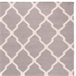 Safavieh Dhurries Dark Grey Contemporary Rug - Runner 2'6