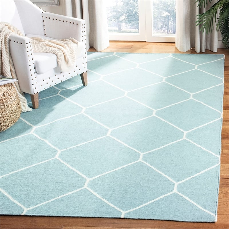 Safavieh Dhurries Black Contemporary Rug - 3' x 5'