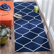 Safavieh Dhurries Black Contemporary Rug - 3' x 5'