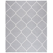 Safavieh Dhurries Grey Contemporary Rug - 6' x 9'