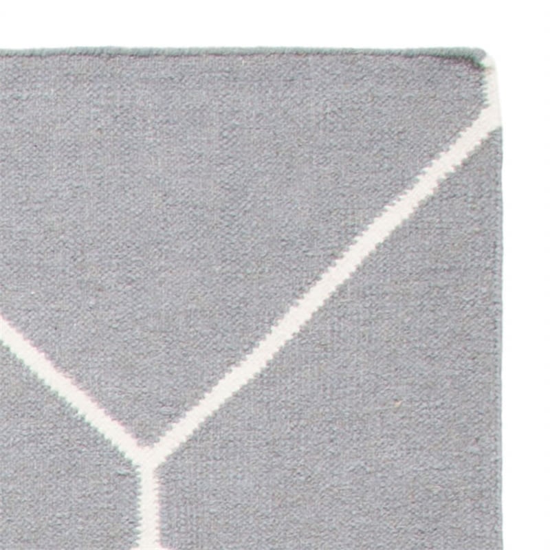 Safavieh Dhurries Grey Contemporary Rug - 6' x 9'
