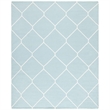 Safavieh Dhurries Light Blue Contemporary Rug - 6' x 9'