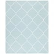 Safavieh Dhurries Light Blue Contemporary Rug - 8' x 10'