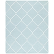 Safavieh Dhurries Light Blue Contemporary Rug - 9' x 12'