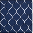 Safavieh Dhurries Navy Contemporary Rug - Square 6'