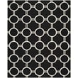 Safavieh Dhurries Black Contemporary Rug - 8' x 10'