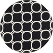 Safavieh Dhurries Black Contemporary Rug - 8' x 10'