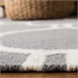 Safavieh Dhurries Grey Contemporary Rug - 4' x 6'