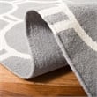 Safavieh Dhurries Grey Contemporary Rug - 4' x 6'