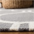 Safavieh Dhurries Grey Contemporary Rug - 9' x 12'