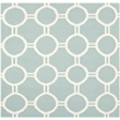 Safavieh Dhurries Light Blue Contemporary Rug - Square 6'