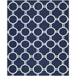 Safavieh Dhurries Navy Contemporary Rug - 8' x 10'