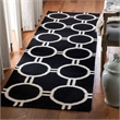 Safavieh Dhurries Navy Contemporary Rug - 9' x 12'